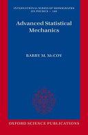 Advanced Statistical Mechanics.