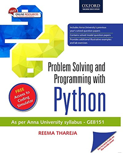 Problem Solving And Prog With Python (au.