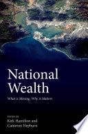 National Wealth: What Is Missing, Why It Matters.