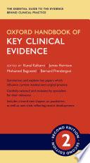 Oxford Handbook Of Key Clinical Evidence.