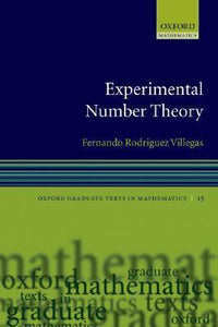 Experimental Number Theory.