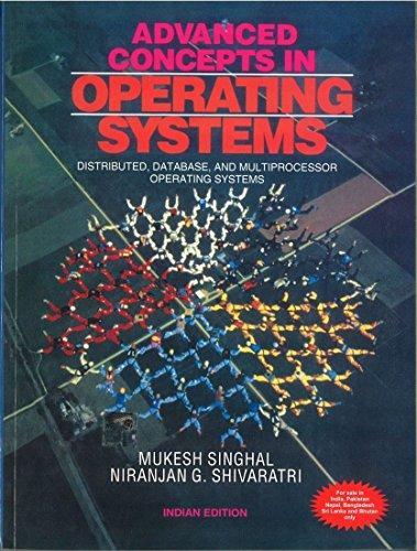 Advanced Concepts In Operating Systmes.