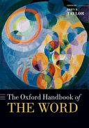 The Oxford Handbook Of The Word (oxford Handbooks) Format: Paperback.