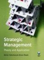 Strategic Management: Theory And Application.