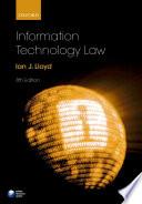 Information Technology Law.