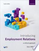 Introducing Employment Relations.