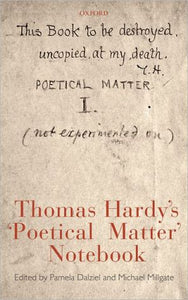 Thomas Hardy's 'poetical Matter' Notebook.
