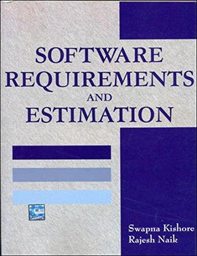 Software Requirements And Estimation.