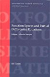 Function Spaces And Partial Differential Equations: 2 Volume Set (oxford Lecture Series In Mathematics And Its Applications).
