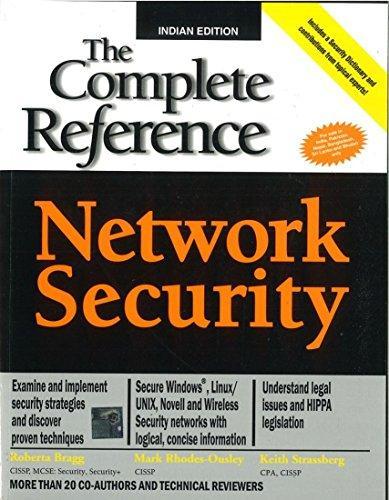 Network Security: The Complete Reference.